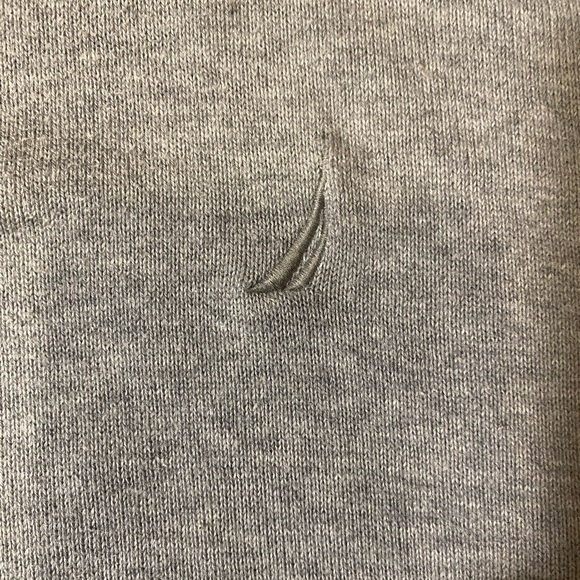 Nautica 1/4 Zip Dress Pullover Turtleneck Adult Mens Size 2XL XXL Gray Coat - Picture 3 of 9